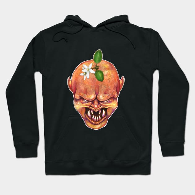 Orcrange The Orc Orange Hoodie by KikoeART